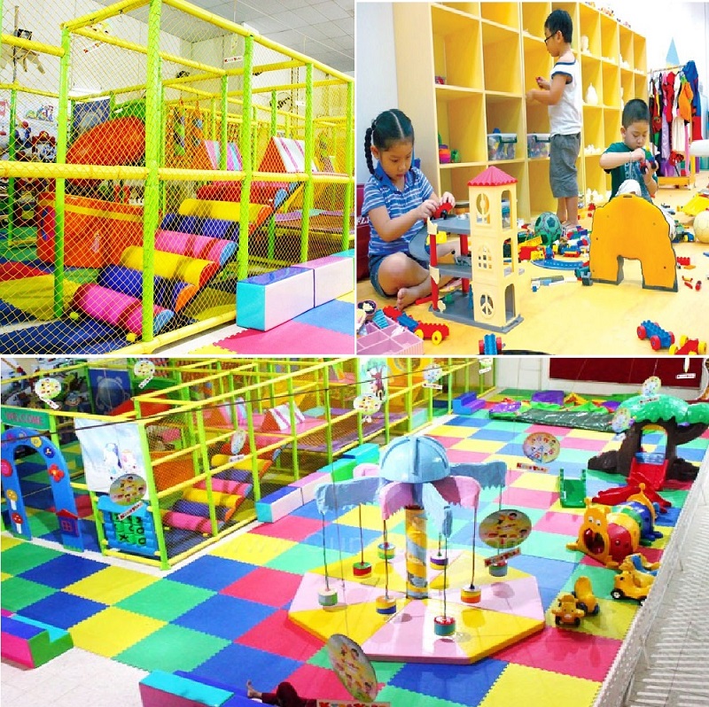 Mô hình vừa học vừa chơi tại Lotte Center Kid's Playground 
