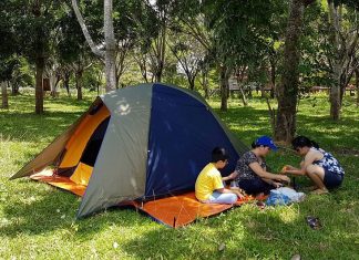 Cần biết khi đi cắm trại Ba Vì 2020: chọn vị trí nào? thuê bếp, thuê lều ở đâu? giá vé? Dựng lều cắm trại tại không gian trong xanh