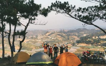 Cắm trại trên đồi Đa Phú