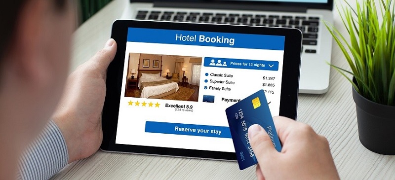 Booking hotel online