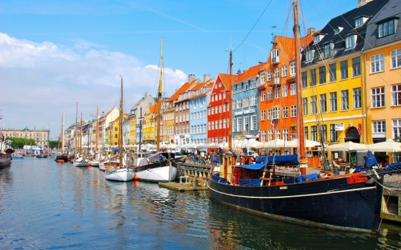Bến thuyền tại Đan Mạch