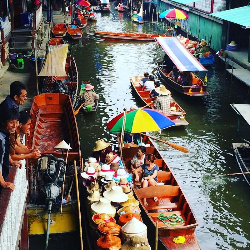 chợ nổi Thái Lan
