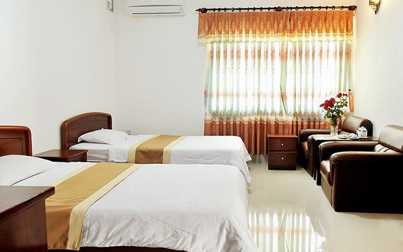 Không gian phòng ngủ của khách sạn Công Đoàn Vũng Tàu