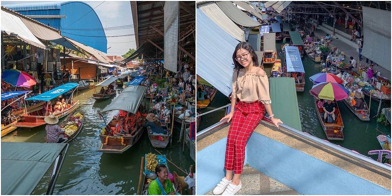 kinh nghiệm đi chợ nổi Thái Lan