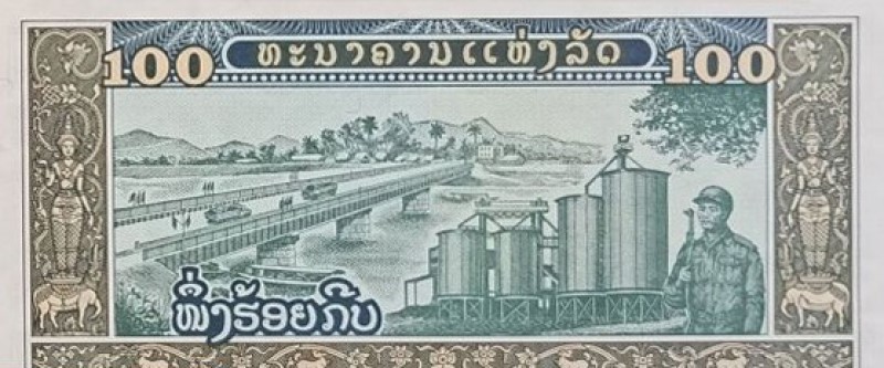 100 Lak tiền Lào