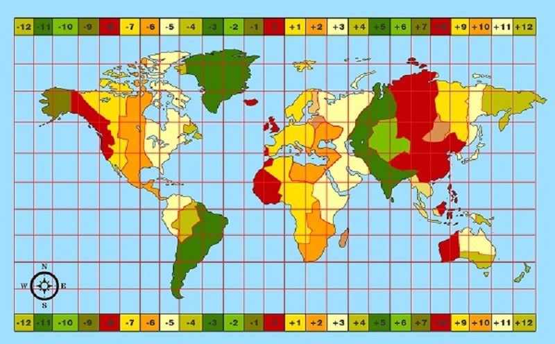 Bản đồ múi giờ thế giới