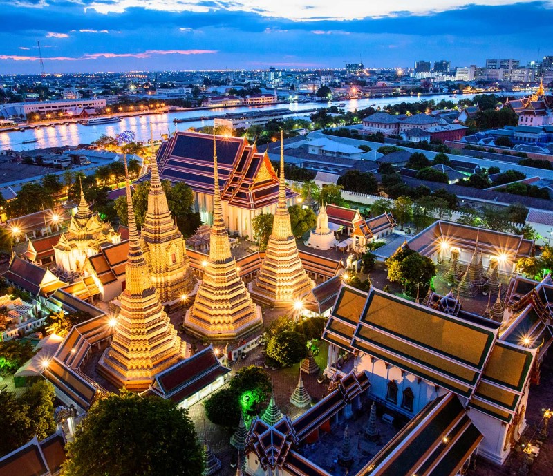 Toàn cảnh cung điện Thái Lan