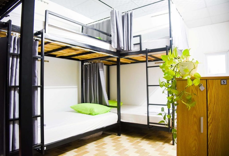 Phòng ngủ giường tầng ở Vung Tau Garden Coffee & Homestay