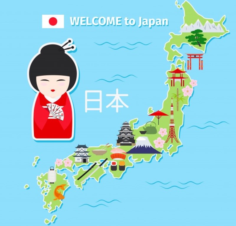 Bản Đồ Du Lịch Nhật Bản Mới Và Chi Tiết Nhất - Travelgear Blog