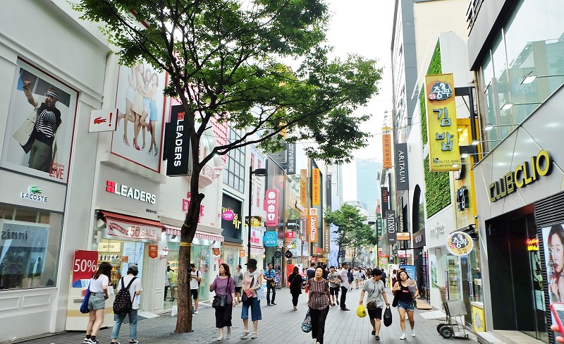 thiên đường mua sắm Myeongdong