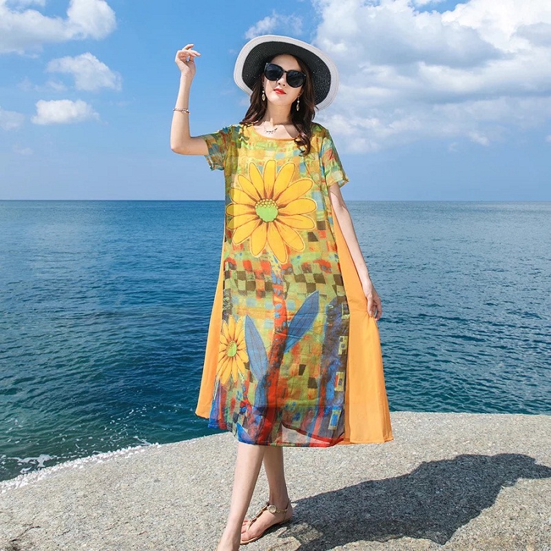 5 kiểu váy đi biển giấu dáng cực tốt cho người thấp béo  Phụ Nữ  Gia Đình