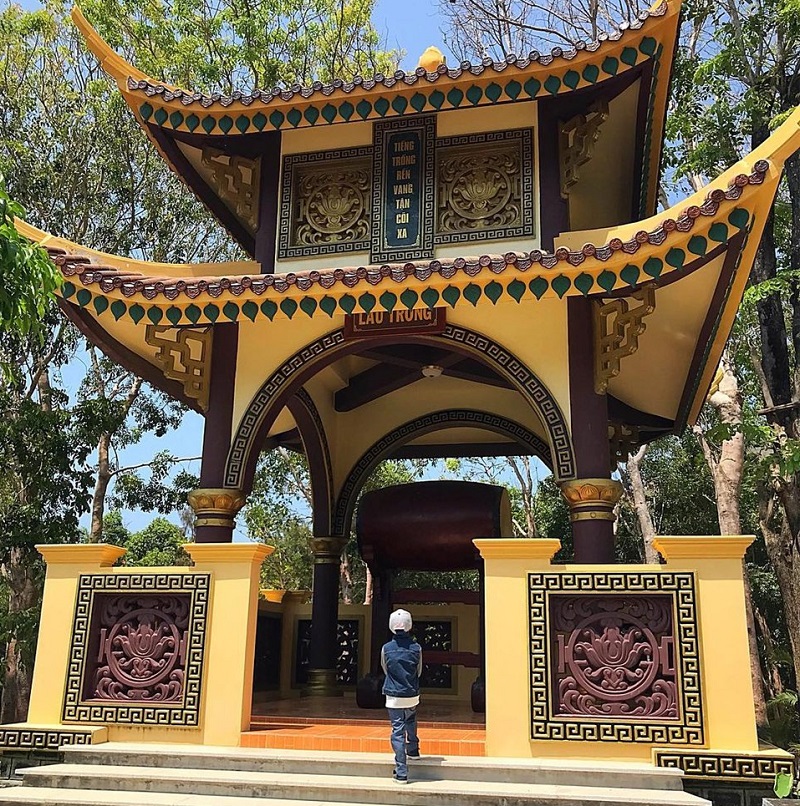 Thiền viện Trúc Lâm Chân Nguyên với lối kiến trúc độc đáo