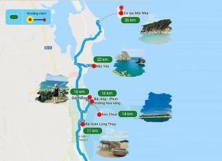 Bản đồ du lịch Phú Yên 2020 chi tiết từng địa điểm