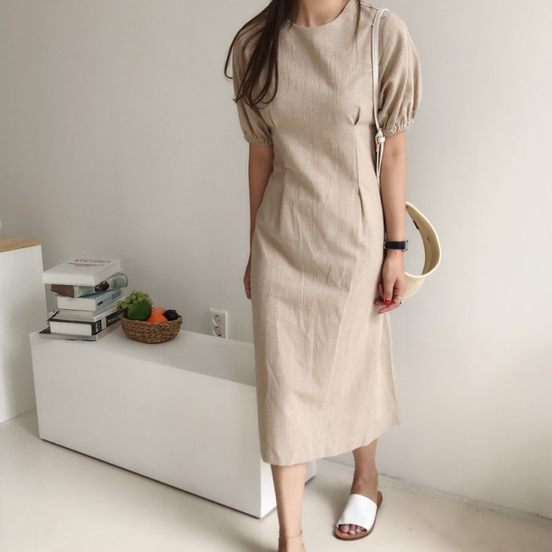 Chân váy đũi dài ETTEE vải đũi mềm 2 lớp freesize màu trắng CHASE Q392 -  Chân váy dài | ThờiTrangNữ.vn