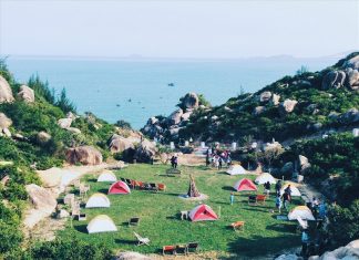 Review khu dã ngoại Trung Lương – Địa điểm cắm trại picnic hot nhất Bình Định Quang cảnh khu cắm trại Trung Lương yên bình và thơ mộng