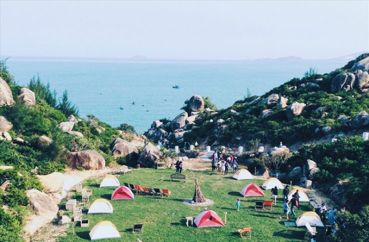 Review khu dã ngoại Trung Lương – Địa điểm cắm trại picnic hot nhất Bình Định Quang cảnh khu cắm trại Trung Lương yên bình và thơ mộng