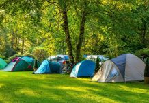 25 khu cắm trại Vũng Tàu đẹp nhất và kinh nghiệm chi tiết Những lều cắm trại trên bãi cỏ xanh mướt