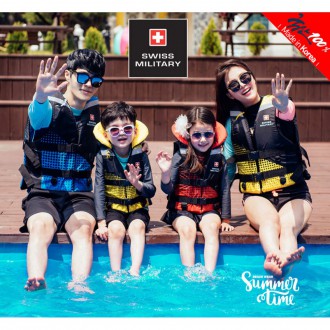 Áo phao bơi cho trẻ em Swiss Military Basic S