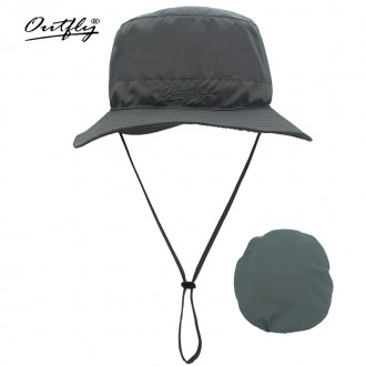 Mũ Bucket nữ Outfly B09004B grey