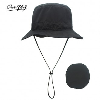 Mũ Bucket nam nữ Outfly B09004C black