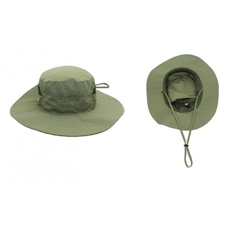 Mũ nón Bucket nữ B18001D army green tai bèo rộng vành