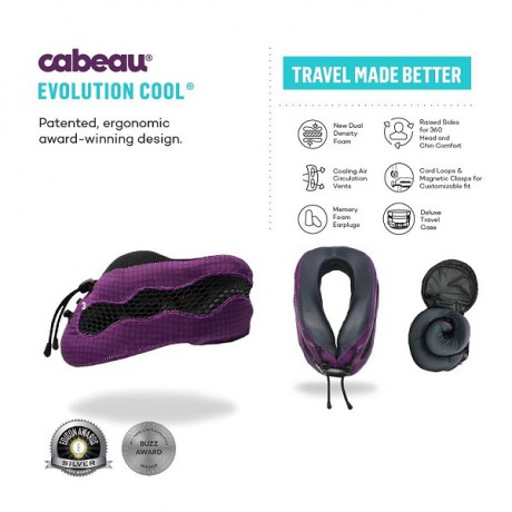 Gối Chữ U Đi Máy Bay Cabeau Evolution Cool Travel Pillow