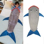 Túi ngủ hình thú Shark Velvet Flannel