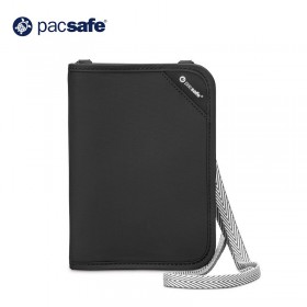 Pacsafe ví passport chống trộm RFIDsafe V150 Compact Organiser Black