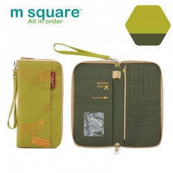 Ví đựng passport nam nữ Msquare M0581 size S, L Green 