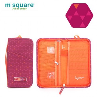 Ví đựng passport du lịch Msquare Business II Pink
