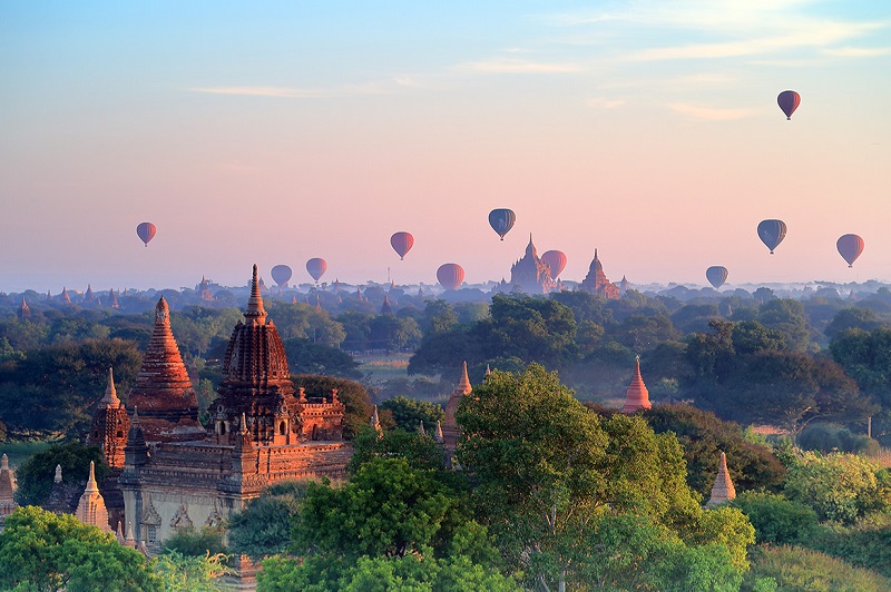 Lễ hội khinh khí cầu tại Myanmar