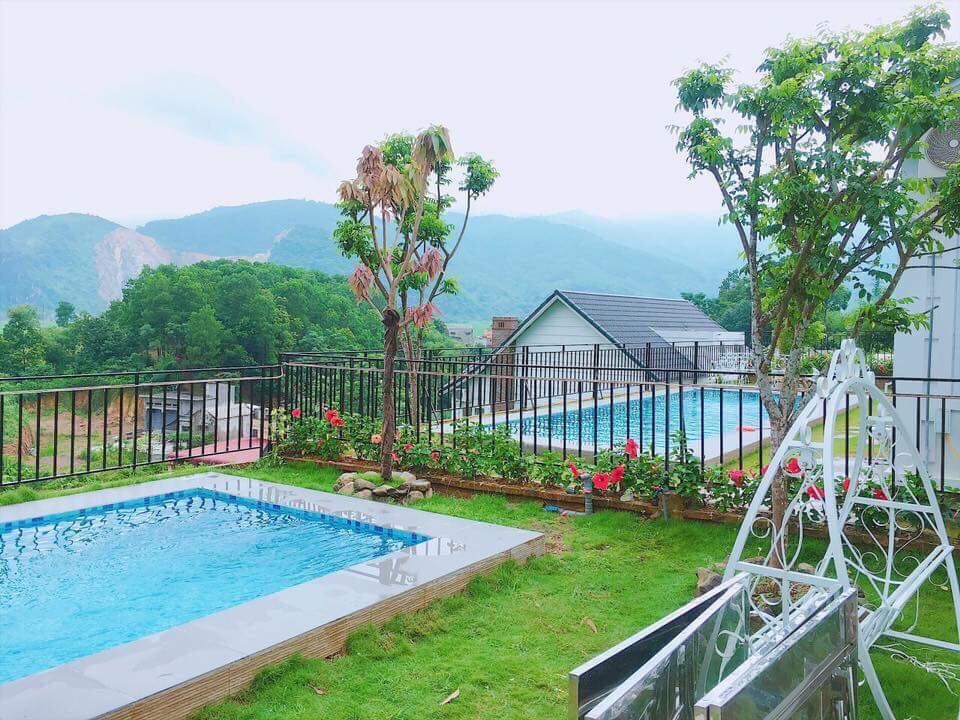 Villa gần Hà Nội có bể bơi