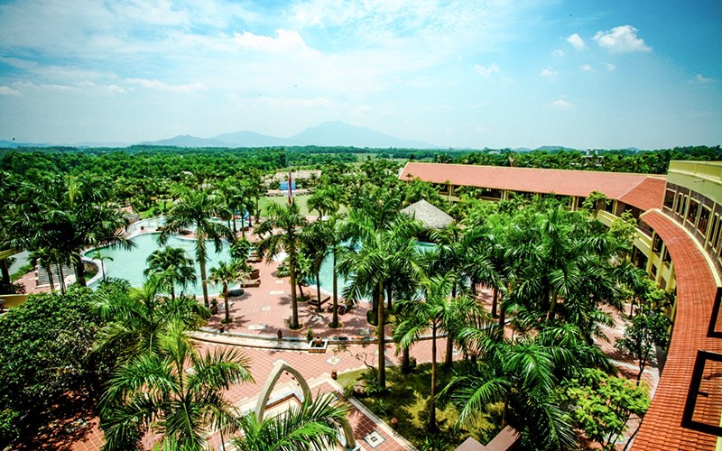 Toàn cảnh Asean Resort nhìn từ trên cao