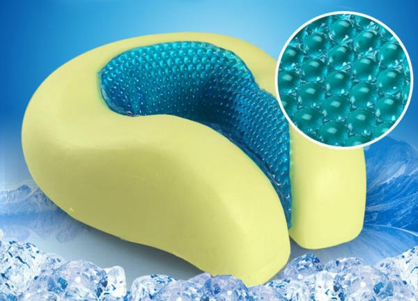gối chữ u gel lạnh