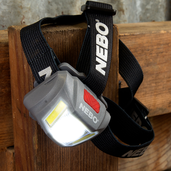 đèn pin siêu sáng Nebo có thiết kế đội đầu